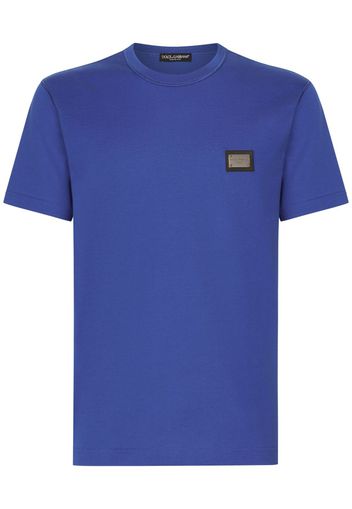 Dolce & Gabbana DG Essentials crew-neck T-shirt - Blu