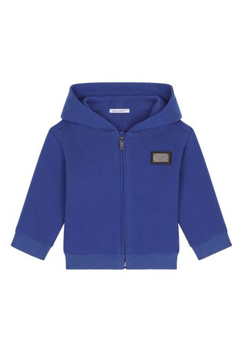 Dolce & Gabbana Kids Felpa con cappuccio - Blu