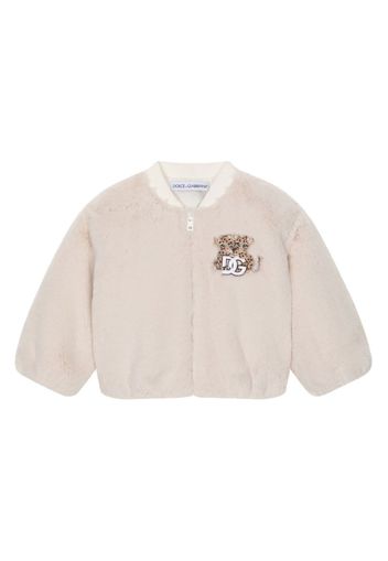 Dolce & Gabbana Kids Giacca con applicazione - Toni neutri