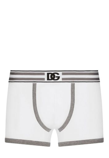 Dolce & Gabbana Boxer con logo - Bianco