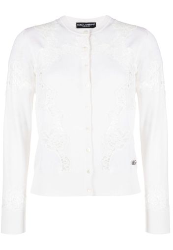 Dolce & Gabbana Cardigan con bottoni - Bianco