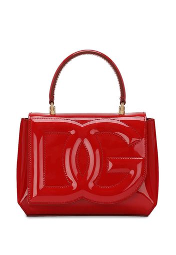 Dolce & Gabbana Borsa con logo goffrato - Rosso