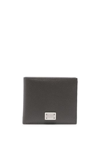 Dolce & Gabbana bi-fold leather wallet - Grigio