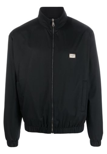 Dolce & Gabbana logo-plaque lightweight jacket - Nero