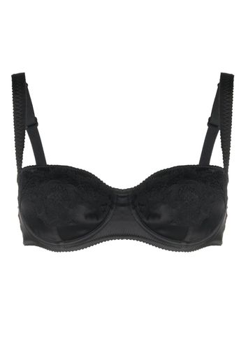 Dolce & Gabbana lace-detail balconette bra - Nero