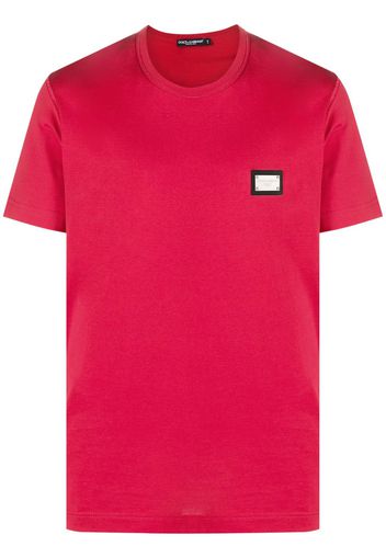 Dolce & Gabbana DG Essentials crew-neck T-shirt - Rosso