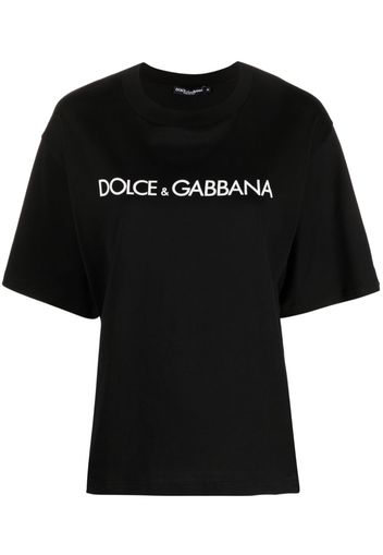 Dolce & Gabbana T-shirt con stampa - Nero