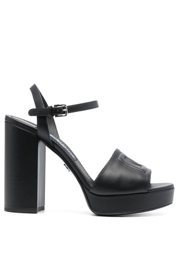 Dolce & Gabbana Keira 115mm leather sandals - Nero