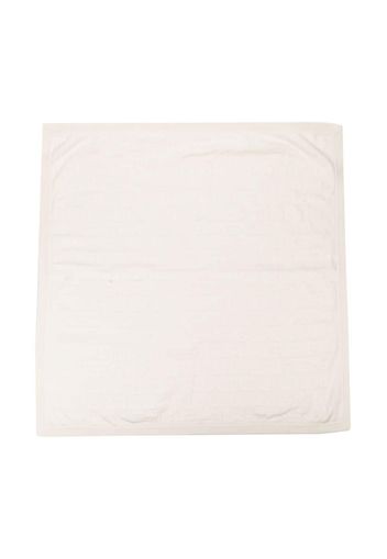 Dolce & Gabbana Kids jacquard logo-motif blanket - Bianco
