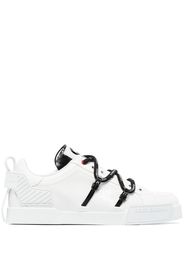 white Porto Fino leather sneakers