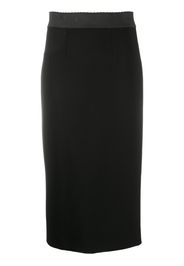 two-tone pencil skirt