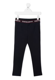 logo waistband trousers