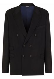 Dolce & Gabbana double-breasted cashmere blazer - Blu