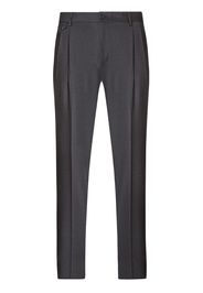 dart-detailed tailored wool trousers