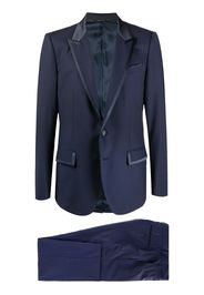 contrast-trim two piece suit