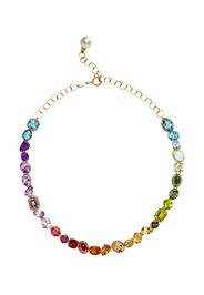 multicolour gem necklace