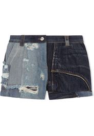 Dolce & Gabbana Kids Shorts denim con applicazione - Blu