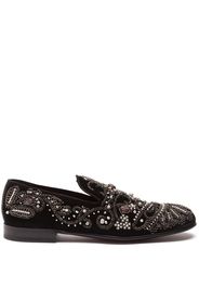 Dolce & Gabbana Slippers con ricamo - Nero