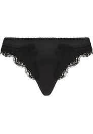 Dolce & Gabbana Tanga a fiori - Nero