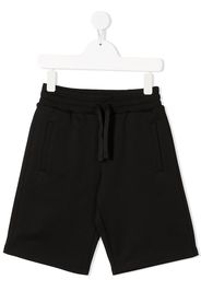 Dolce & Gabbana Kids Shorts con applicazione - Nero