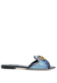 Dolce & Gabbana slip-on flat sandals - Blu