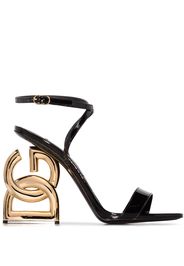 Dolce & Gabbana DG Pop Keira 105mm sandals - Nero