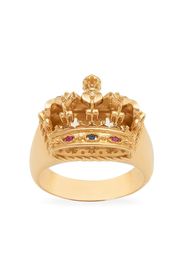 Dolce & Gabbana 18kt yellow gold crown ring - Oro