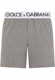 Dolce & Gabbana logo-waistband boxer shorts - Grigio