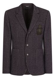 Dolce & Gabbana Blazer a quadri - Nero