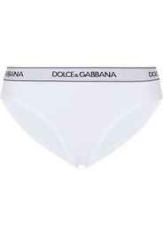 Dolce & Gabbana Slip con logo - Bianco