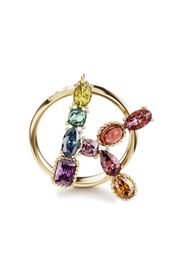 Dolce & Gabbana 18kt yellow gold Rainbow Alphabet K ring - Oro