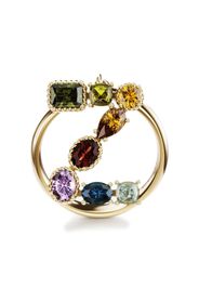 Dolce & Gabbana 18kt yellow gold Rainbow Alphabet Z ring - Oro