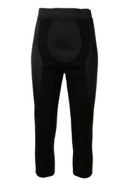 Dolce & Gabbana panelled cropped leggings - Nero