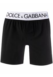Dolce & Gabbana logo-waistband boxer shorts - Nero