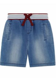 Dolce & Gabbana Kids Shorts denim con coulisse - Blu