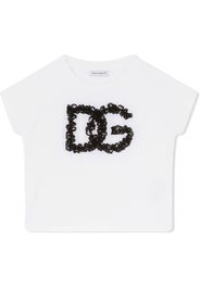 Dolce & Gabbana Kids T-shirt con logo - Bianco