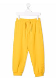 Dolce & Gabbana Kids embossed logo track pants - Giallo