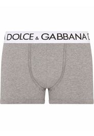 Dolce & Gabbana logo-waistband stretch briefs - Grigio