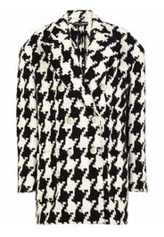 Dolce & Gabbana Cappotto in pied-de-poule - Nero