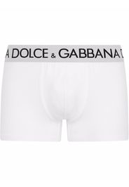 Dolce & Gabbana logo-waistband stretch briefs - Bianco