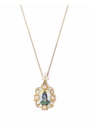 Dolce & Gabbana Collana Madonna in oro 18kt con pendente