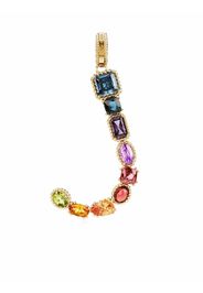 Dolce & Gabbana Pendente Rainbow Alphabet J in oro 18kt