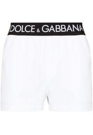 Dolce & Gabbana Costume da bagno con logo - Bianco