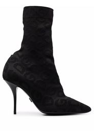 Dolce & Gabbana monogram ankle boots - Nero