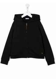 Dolce & Gabbana Kids longsleeved zip-up hoodie - Nero