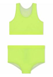 Dolce & Gabbana Kids Tankini smanicato crop - Giallo