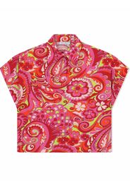 Dolce & Gabbana Kids Camicia a fiori - Rosa