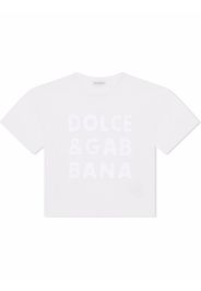 Dolce & Gabbana Kids T-shirt con stampa - Bianco