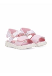 Dolce & Gabbana Kids Sandali con ricamo - Rosa