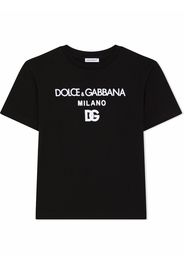 Dolce & Gabbana Kids T-shirt con stampa - Nero